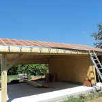 Tuiles terre cuite plates