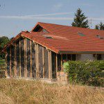 Tuiles terre cuite plates